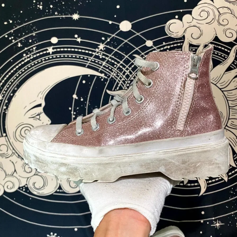 Converse Chuck Taylor All Star A08418C Athletic Sneaker Girls 5.5 Pink Synthetic